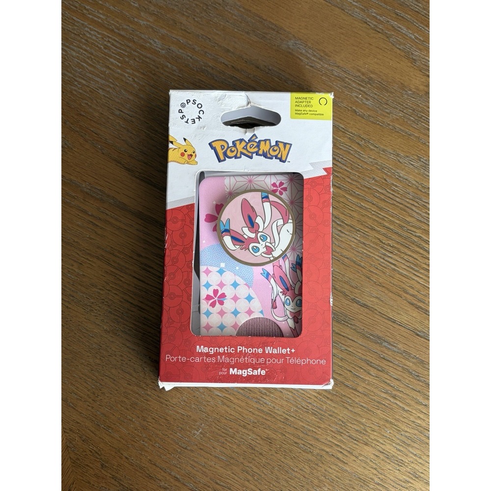 Pokémon Sylveon Magnetic Phone Wallet+ MagSafe Compatibility NWT